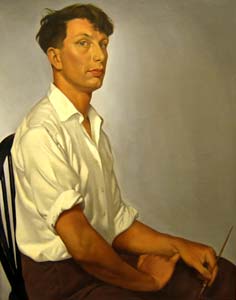 Self Portrait, oil on canvas, 1954, (Newport Museum and Art Gallery)