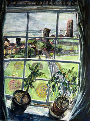 Studio View, 2008, oil on canvas