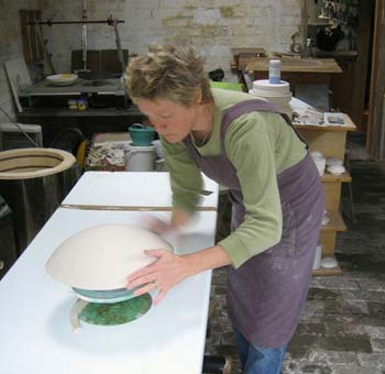 Vicky Shaw at work.